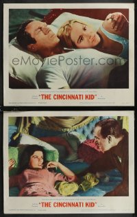 2f1072 CINCINNATI KID 2 LCs 1965 pro poker player Steve McQueen, Weld & Ann-Margret, Malden!