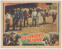 2f1236 CUSTER'S LAST STAND LC 1936 serial based on historical events leading up to battle!
