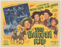 2f1109 DAKOTA KID TC 1951 The Rough-Ridin' Kids, Michael Chapin as Red & Eilene Janssen as Judy!