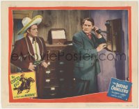 2f1242 DARING CABALLERO LC #4 1949 Duncan Renaldo as the Cisco Kid stares at guy using telephone!