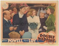 2f1250 DOUBLE WEDDING LC 1937 Myrna Loy wasn't invited to William Powell & Florence Rice's wedding!