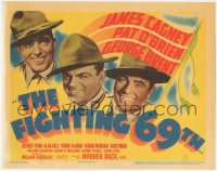 2f1120 FIGHTING 69th TC 1940 WWI soldiers James Cagney, Pat O'Brien & George Brent, very rare!