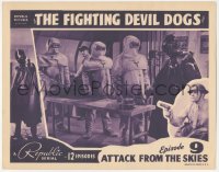 2f1264 FIGHTING DEVIL DOGS chapter 9 LC 1938 masked villain The Lightning, Attack from the Skies!