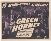 2f1128 GREEN HORNET TC 1939 Gordon Jones, Keye Luke, Universal comic super hero serial adaptation!