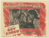 2f1304 KEY LARGO LC #8 1948 best close up of Claire Trevor between Humphrey Bogart & Lauren Bacall!