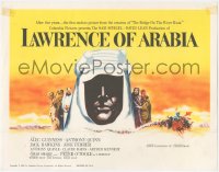 2f1144 LAWRENCE OF ARABIA TC 1962 David Lean classic, Peter O'Toole, best Kerfyser silhouette art!