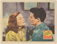 2f1317 LEAVE HER TO HEAVEN LC 1945 romantic close up of beautiful Gene Tierney & Cornel Wilde!
