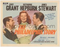 2f1154 PHILADELPHIA STORY TC R1947 Katharine Hepburn between Cary Grant & James Stewart, ultra rare!