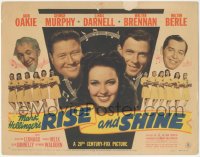 2f1160 RISE & SHINE TC 1941 Linda Darnell, Jack Oakie, George Murphy, Walter Brennan, Berle