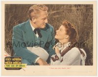 2f1365 SEA OF GRASS LC #8 1947 Katharine Hepburn tells Spencer Tracy she loves him very much!