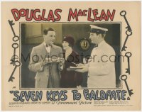 2f1370 SEVEN KEYS TO BALDPATE LC 1925 Douglas MacLean & Edith Roberts in Cohan comedy, very rare!