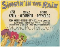 2f0915 SINGIN' IN THE RAIN photolobby TC 1952 Gene Kelly, Donald O'Connor, Debbie Reynolds, classic!