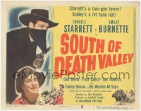 2f1169 SOUTH OF DEATH VALLEY TC 1949 Charles Starrett as the Durango Kid, Smiley Burnette!