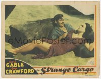 2f1399 STRANGE CARGO LC 1940 Clark Gable & sexy Joan Crawford laying on the beach, ultra rare!