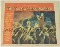 2f1405 TEN COMMANDMENTS LC #7 1956 best image of Charlton Heston with the tablets, Cecil B. DeMille