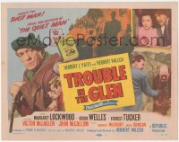2f1175 TROUBLE IN THE GLEN TC 1954 Orson Welles, Margaret Lockwood, Victor McLaglen, Scotland!