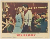 2f1429 VIVA LAS VEGAS LC #8 1964 close up of Elvis Presley & sexy Ann-Margret dancing The Climb!