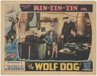2f1435 WOLF DOG chapter 1 LC 1933 Rin Tin Tin Jr. by Frankie Darro in control room, full-color, rare!