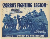 2f1183 ZORRO'S FIGHTING LEGION chapter 6 TC 1939 Republic masked hero serial, Zorro to the Rescue!