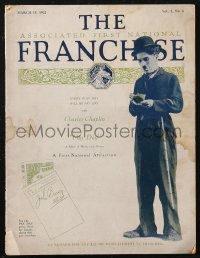 2f0485 ASSOCIATED FIRST NATIONAL FRANCHISE exhibitor magazine March 15, 1922 Charlie Chaplin!
