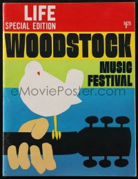 2f0576 WOODSTOCK magazine 1969 special edition of Life Magazine, Arnold Skolnick cover art, rare!