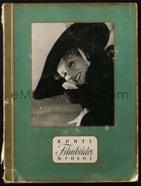 2f0481 BUNTE FILMBILDER II. FOLGE German cigarette card album 1930s 250 cards w/ color frames!