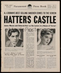 2f0264 HATTER'S CASTLE pressbook 1948 two new stars James Mason & Deborah Kerr, A.J. Cronin, rare!