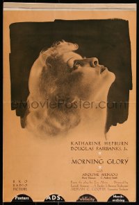 2f0309 MORNING GLORY pressbook 1933 Katharine Hepburn, Douglas Fairbanks Jr., Menjou, ultra rare!