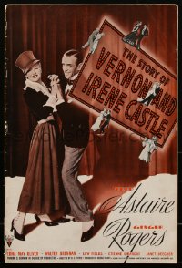 2f0360 STORY OF VERNON & IRENE CASTLE pressbook 1939 Fred Astaire & Ginger Rogers, ultra rare!