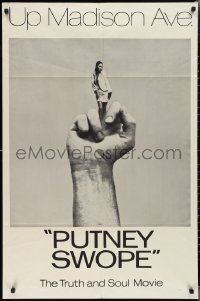 2f0848 PUTNEY SWOPE 1sh 1969 Robert Downey Sr., classic image of black girl as middle finger!