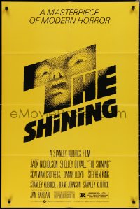 2f0868 SHINING studio style 1sh 1980 Stephen King & Stanley Kubrick, iconic art by Saul Bass!