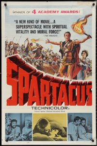 2f0874 SPARTACUS awards 1sh 1961 classic Stanley Kubrick & Kirk Douglas epic!