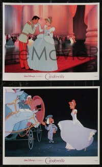 2f1653 CINDERELLA 8 8x10 mini LCs R1987 Walt Disney classic romantic musical fantasy cartoon!
