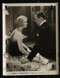 2f1654 CZAR OF BROADWAY 8 8x10 stills 1930 Betty Compson, crime & romance in New York City!