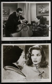 2f1724 DARK PASSAGE 3 8x10 stills 1947 Humphrey Bogart & sexy Lauren Bacall, Agnes Moorehead!