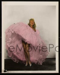 2f1786 THAT LADY IN ERMINE 2 color 8x10 stills 1948 wonderful portraits of gorgeous Betty Grable!