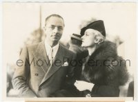 2f2075 WILLIAM POWELL/CAROLE LOMBARD 6x8 news photo 1933 divorced couple attending tennis match!
