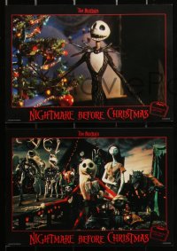 2f0459 NIGHTMARE BEFORE CHRISTMAS 13 German LCs 1994 Tim Burton, great cartoon horror images!