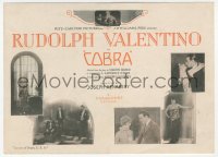 2f1473 COBRA herald 1925 great portrait of Rudolph Valentino + images with pretty women, rare!