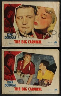 2f1060 ACE IN THE HOLE 3 LCs 1951 Billy Wilder classic, Kirk Douglas, Jan Sterling, The Big Carnival!