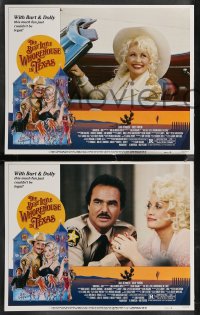 2f0952 BEST LITTLE WHOREHOUSE IN TEXAS 8 LCs 1982 Burt Reynolds, Dolly Parton, Dom DeLuise!