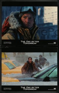 2f0938 DAY AFTER TOMORROW 10 LCs 2004 Jake Gyllenhaal, Dennis Quaid, disaster scenes!