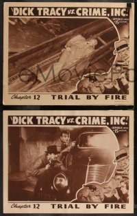 2f1047 DICK TRACY VS. CRIME INC. 5 chapter 12 LCs 1941 Ralph Byrd, detective serial, Trial by Fire!