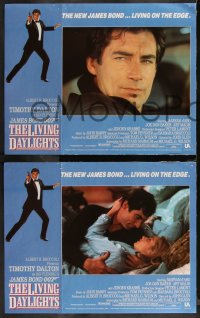 2f1044 LIVING DAYLIGHTS 6 LCs 1987 most dangerous Timothy Dalton as super spy James Bond 007!