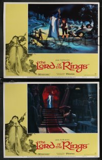 2f0999 LORD OF THE RINGS 8 LCs 1978 J.R.R. Tolkien classic, Ralph Bakshi cartoon!