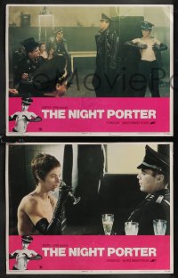 2f1006 NIGHT PORTER 8 LCs 1975 Cavani's Il Portiere di notte, Dirk Bogarde, Charlotte Rampling!