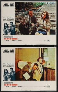 2f1009 OUT-OF-TOWNERS 8 LCs 1970 great images of Jack Lemmon, Sandy Dennis, written by Neil Simon!