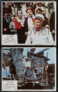2f1013 POPEYE 8 LCs 1980 Robert Altman, Robin Williams & Shelley Duvall as E.C. Segar's characters!