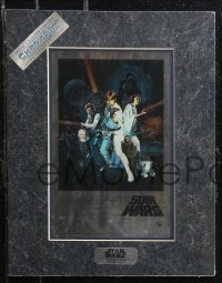 2f0002 STAR WARS group of 3 matted Chromart prints 1994 poster images from the first three movies!