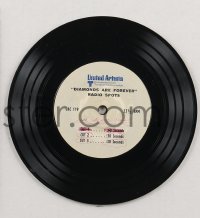 2f1461 DIAMONDS ARE FOREVER radio spots record 1971 three commercials for the James Bond movie!